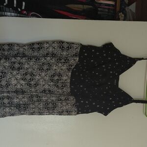 Torrid Black and White Patterned Dress